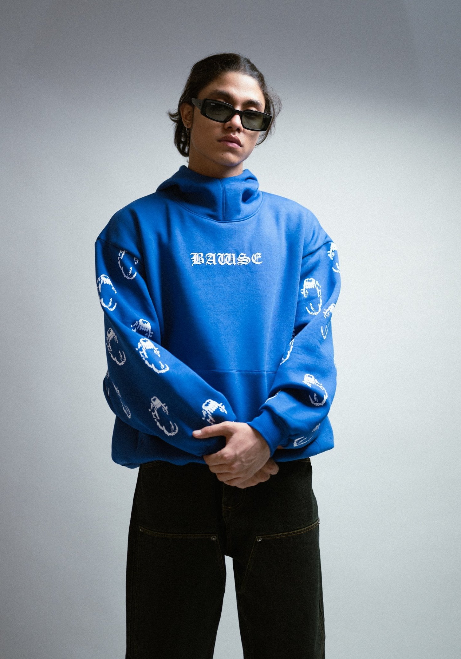 Box Hoodie - Cobalt Blue.