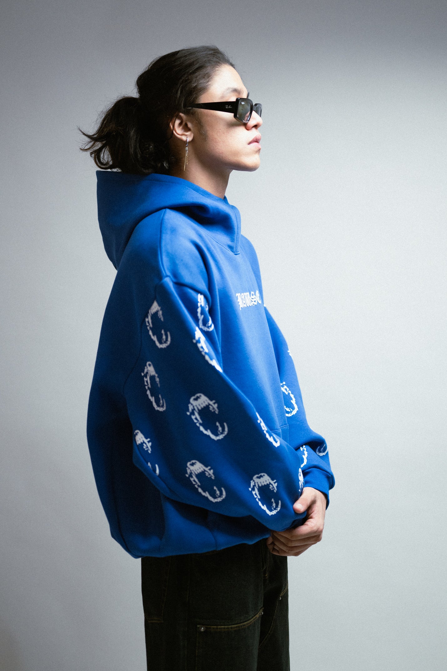 Box Hoodie - Cobalt Blue.