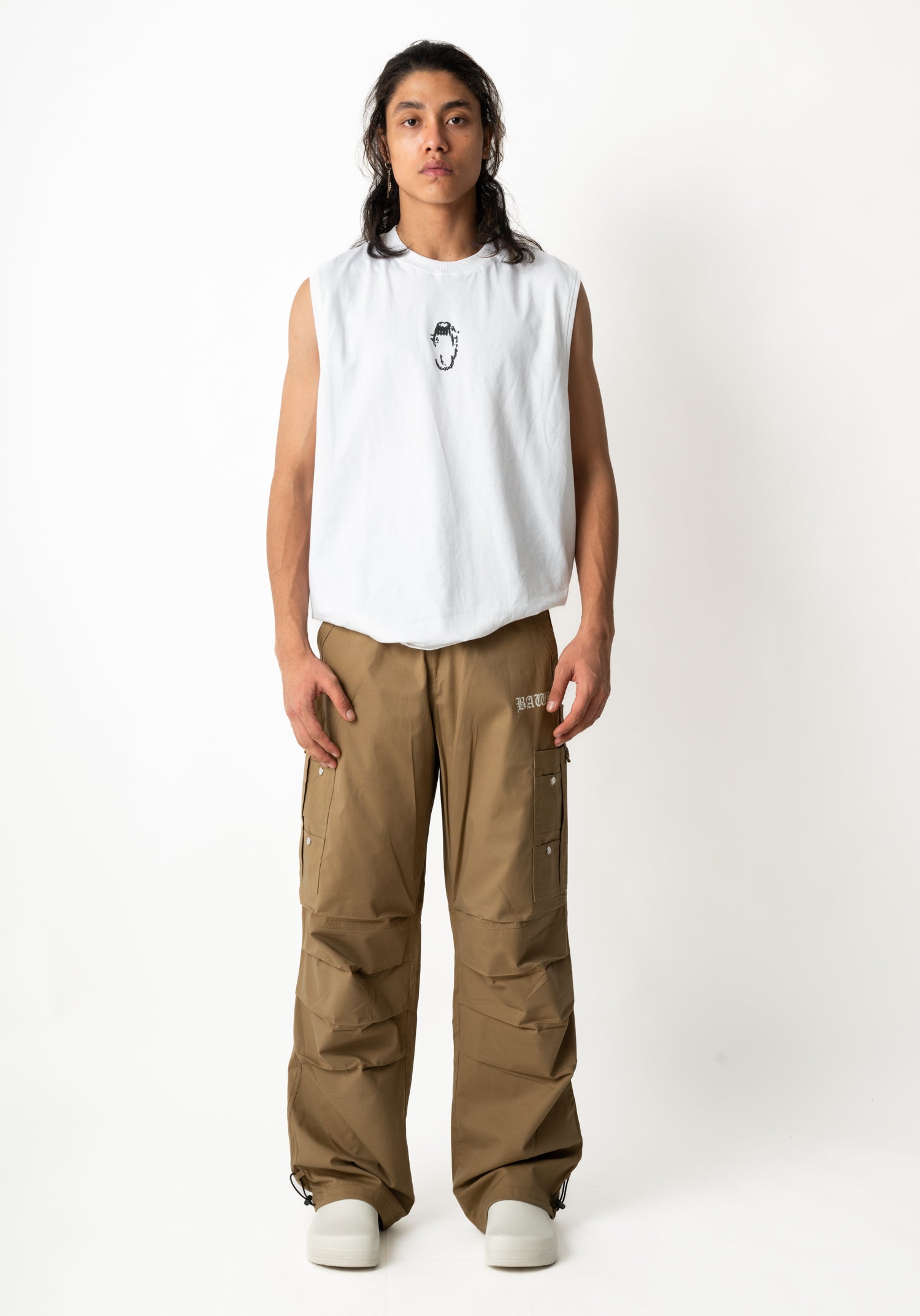 Utility Cargo Pants - Dark Sand