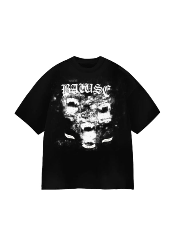 Dobermann Graphic T-Shirt (Jet Black) - Unisex, Oversized Fit