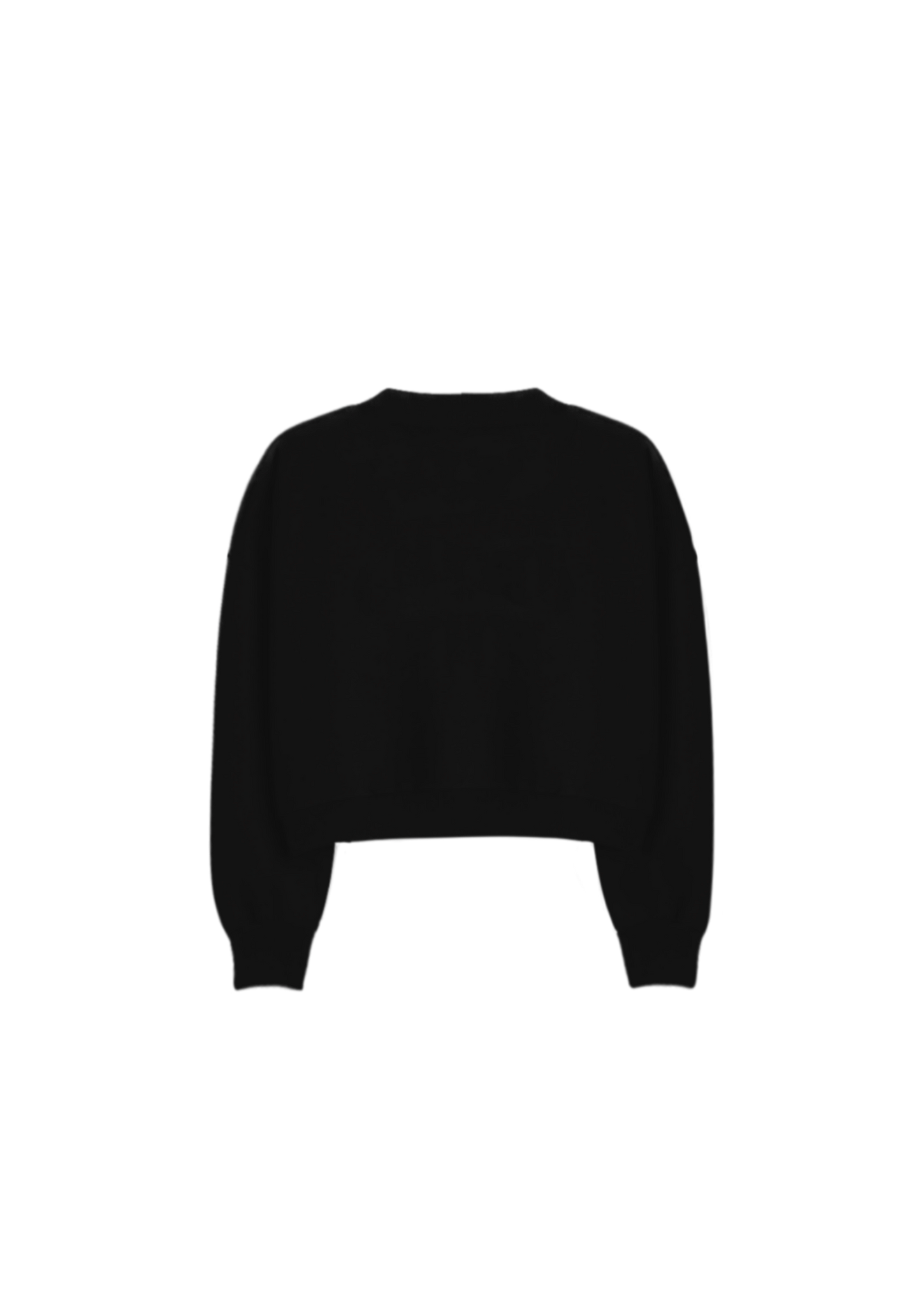 The Crop Sweatshirt Women - Black