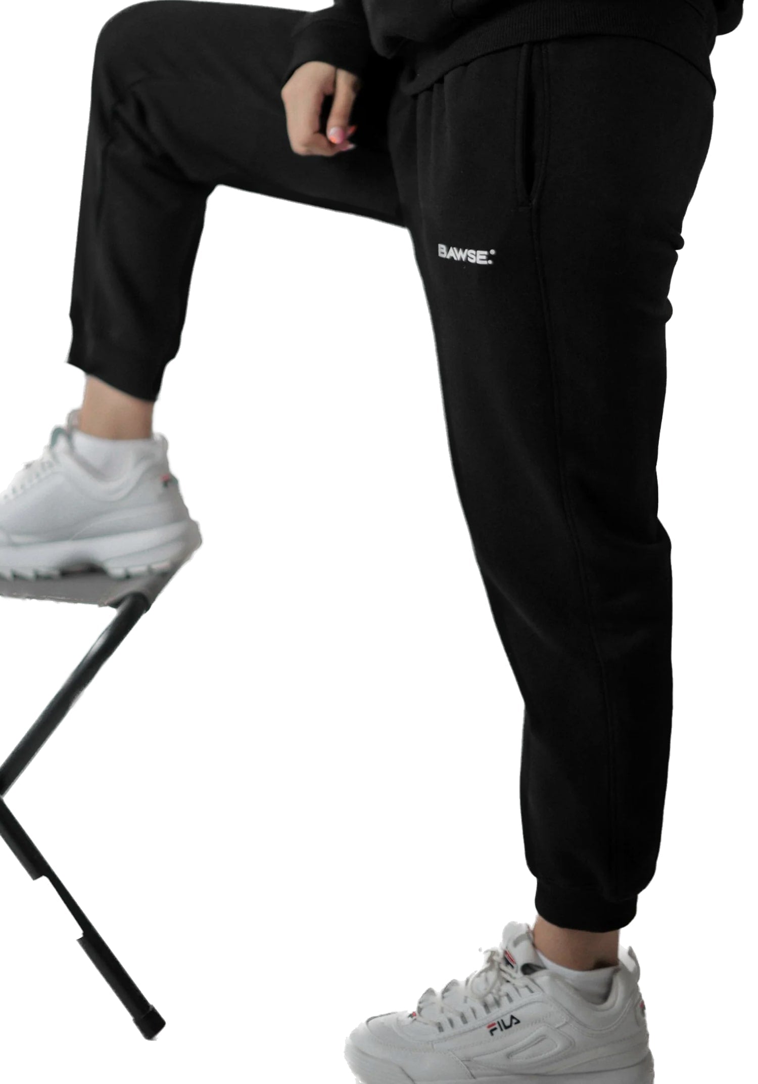 Relaxed Fit Winter Jogger  - Black