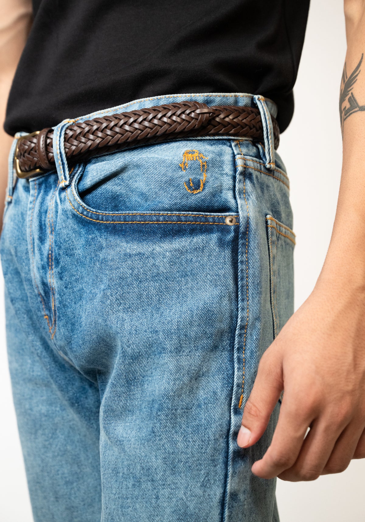 Straight Fit Jeans - Dark Wash