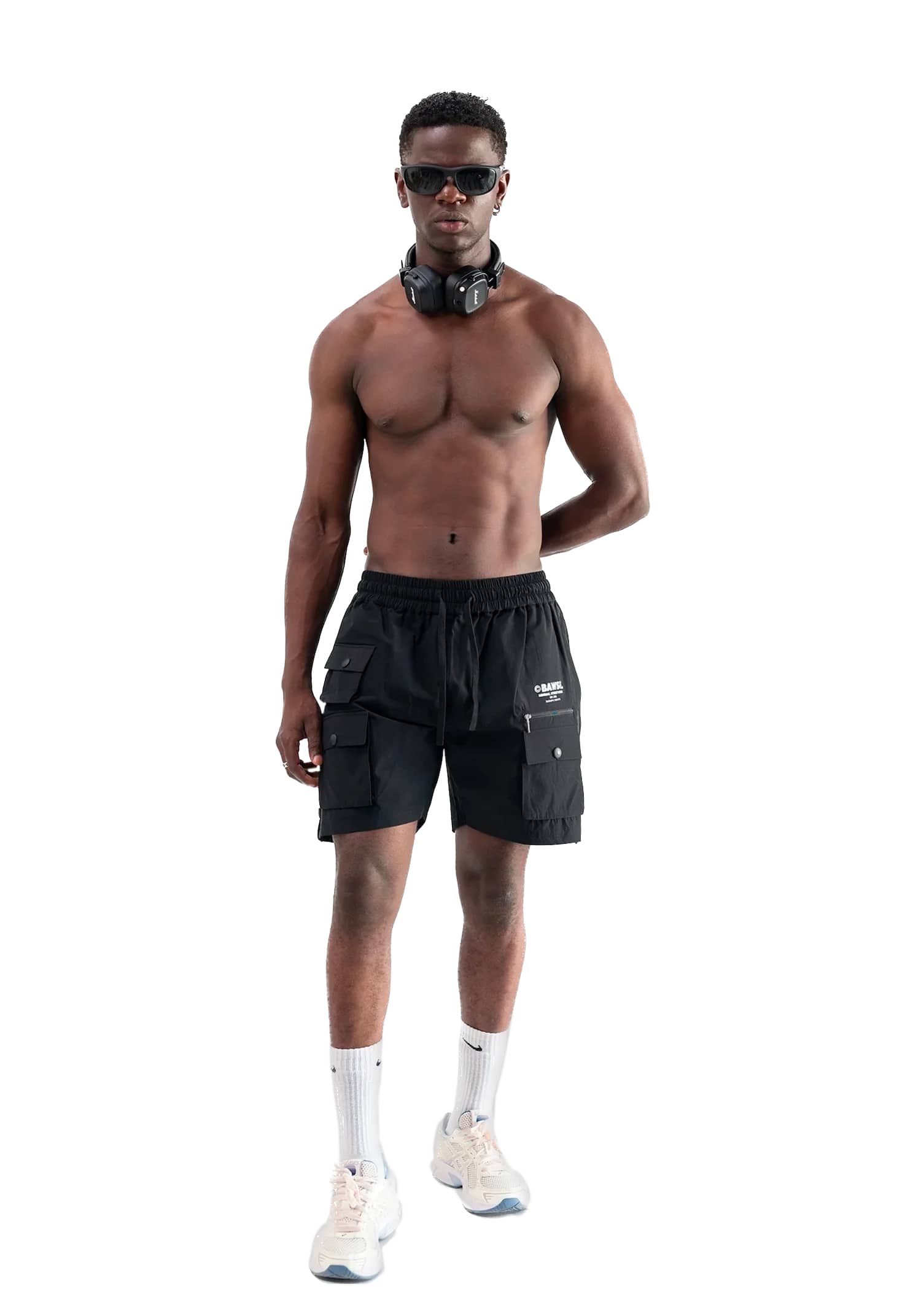 Tech Utility Shorts - Black