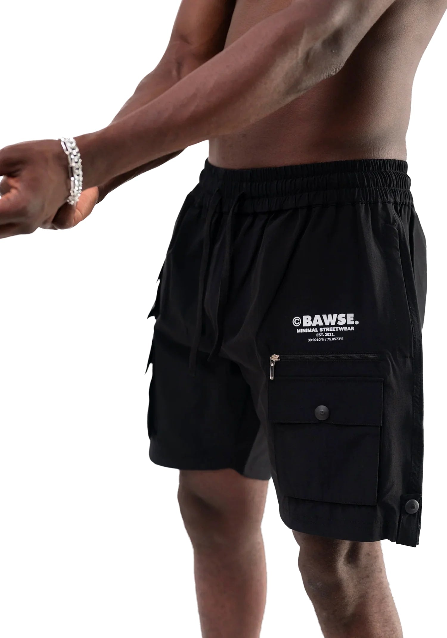 Tech Utility Shorts - Black