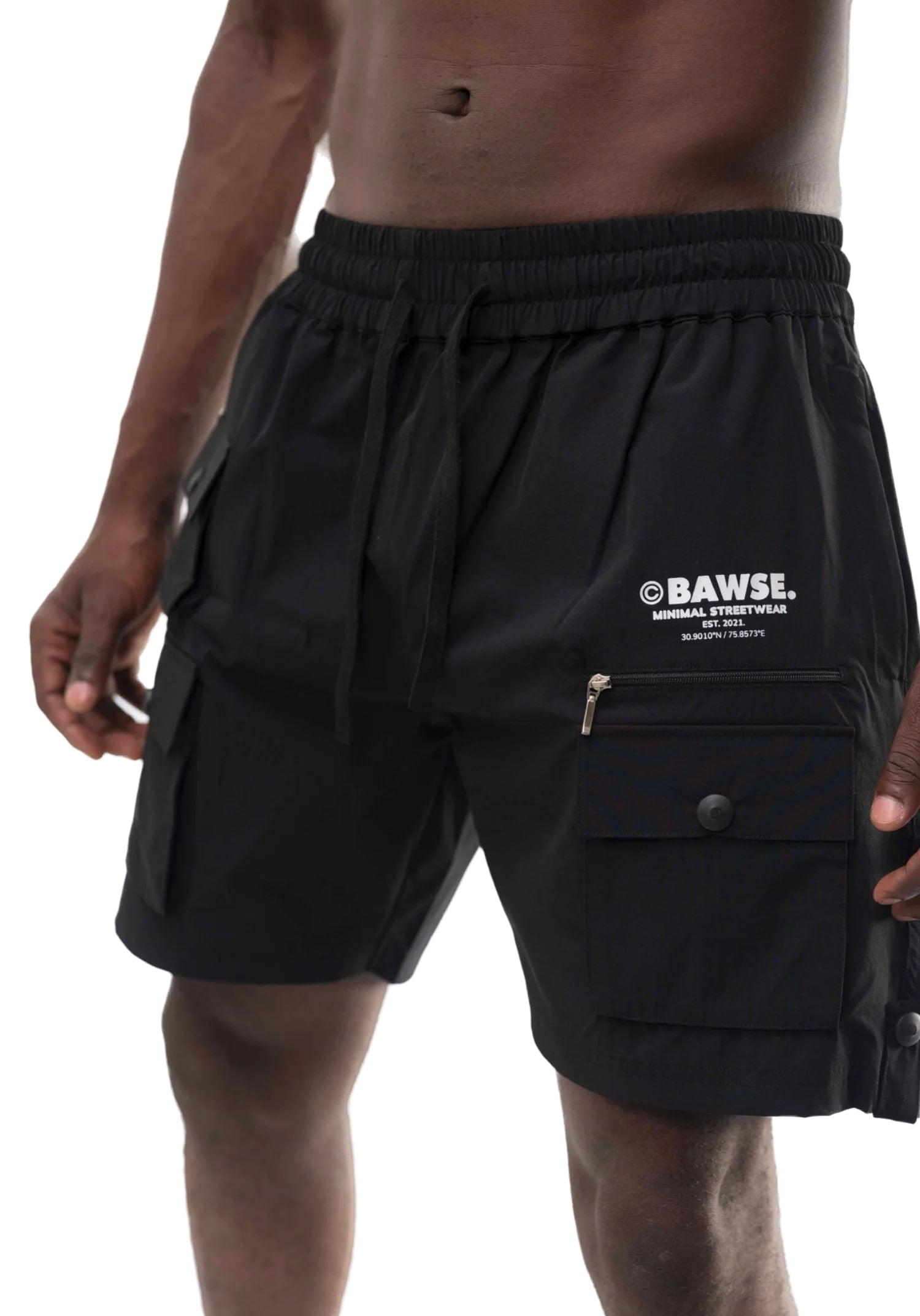 Tech Utility Shorts - Black