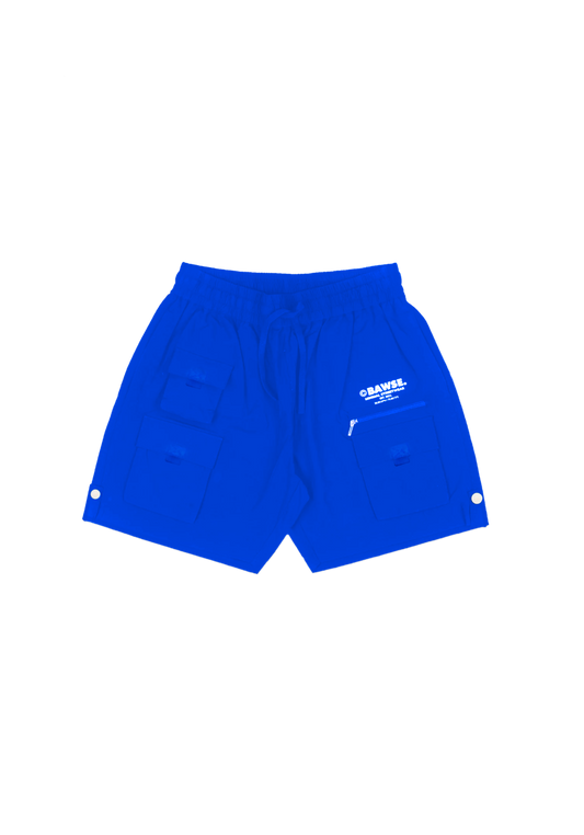 Tech Utility Shorts - Cobalt Blue