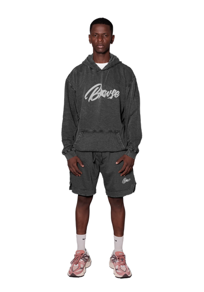 Lightweight Hoodie - Washed Gray